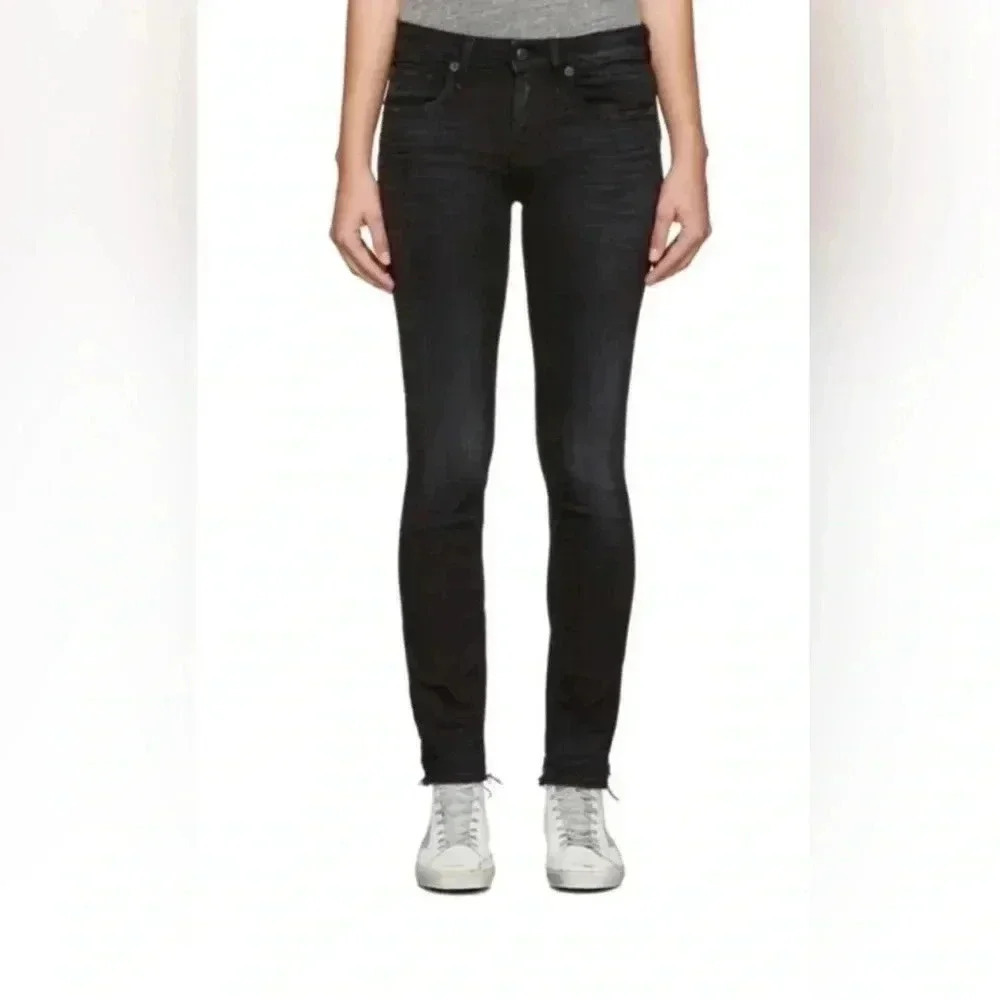 R13 black luxury jeans size 26